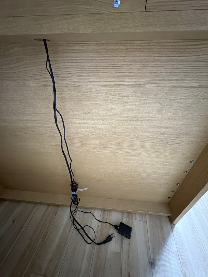 ニトリ すのこチェストベッドフレーム シングル 棚・コンセント・ライト付