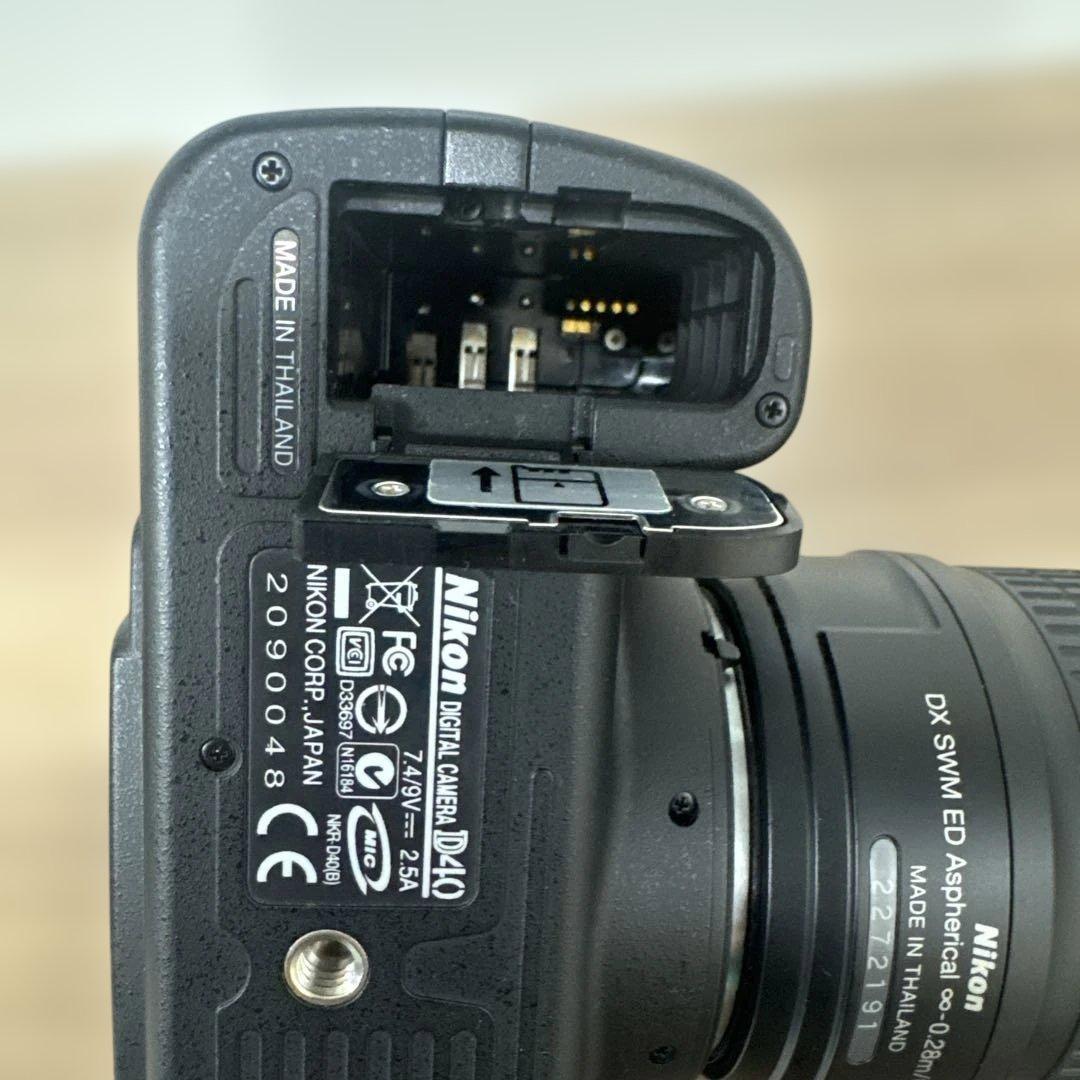 【動作確認済】NikonD40＋AF-S NIKKOR18-55mmレンズセット