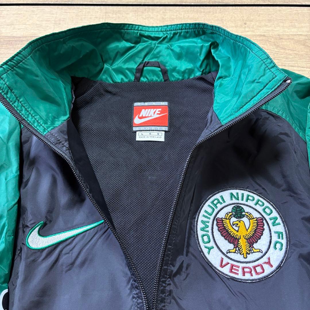レア 読売ヴェルディ 90s ナイキ製 ナイロンジャケット VERDY サッカー