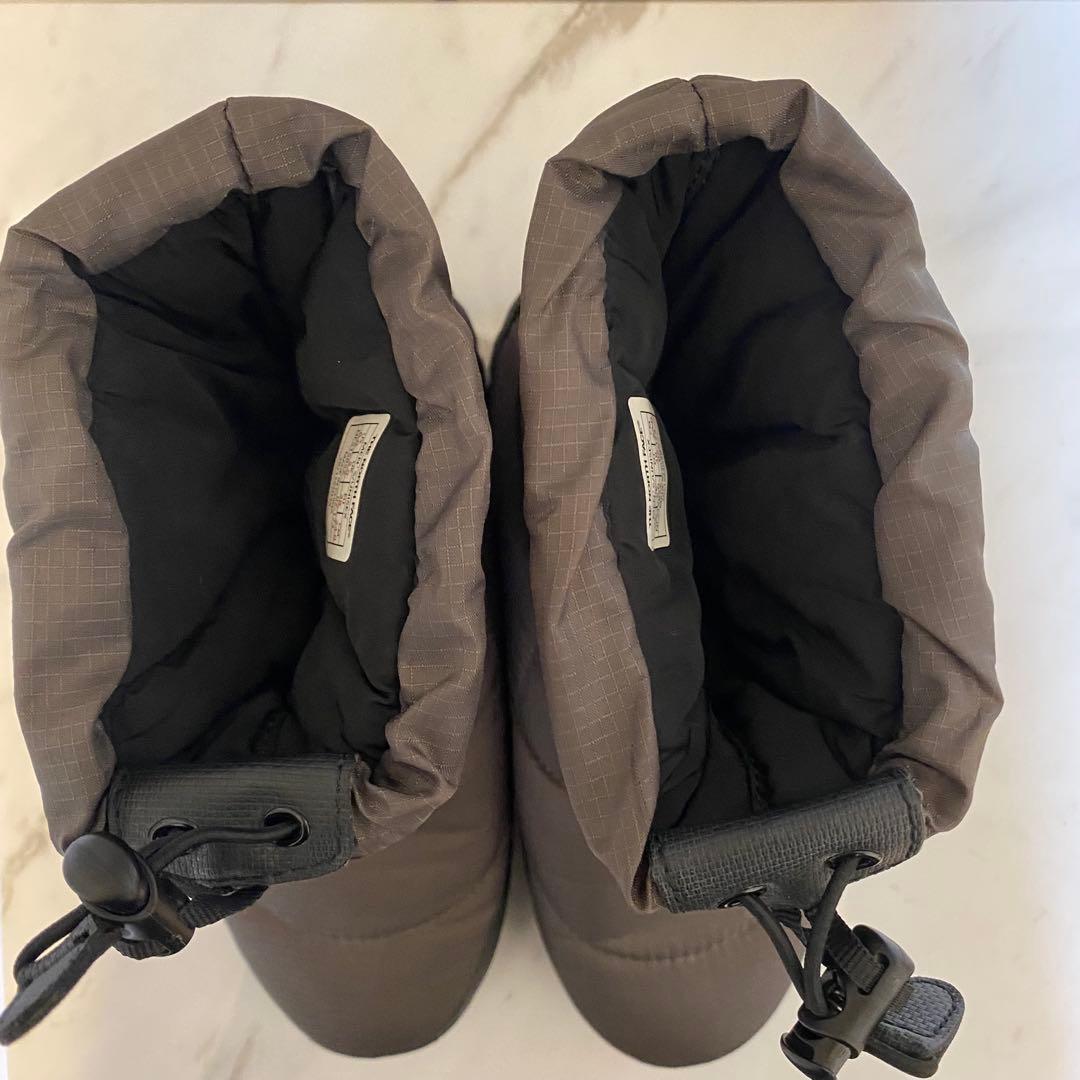 【美品】ノースフェイス ヌプシ ダウンブーツ 24cm ブラウン