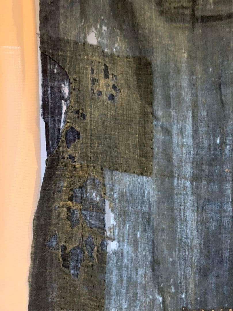 古道具インディゴパッチワーク生地