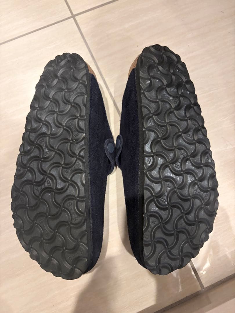 ビリケンシュトック スエード ブラックBIRKENSTOCK ボストン