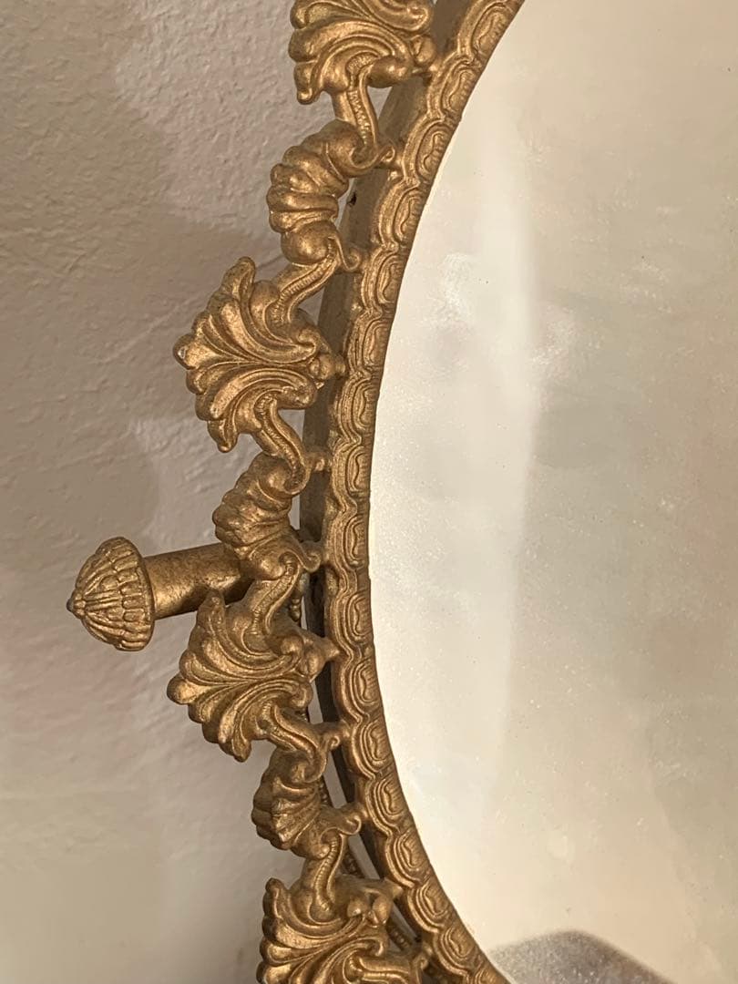 フランス　蚤の市　鏡　ブロカント