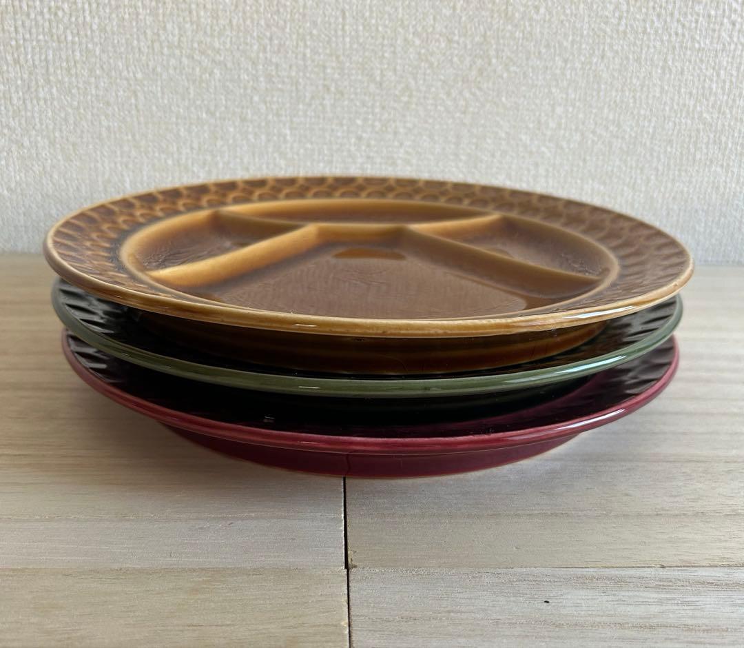 サルグミンヌ フォンデュプレート4枚　仕切り皿 フランス プロカント