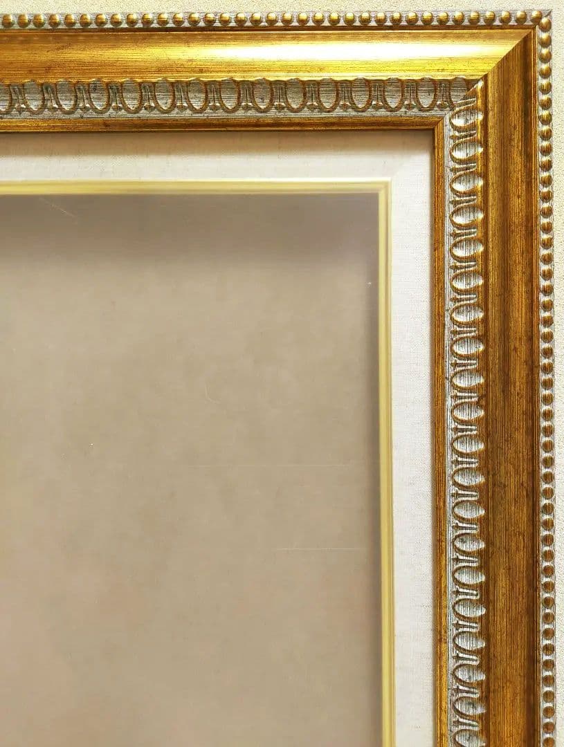 額縁　空額縁　F10号 【新品】【未使用】ゴールド　アンティーク調　油絵用