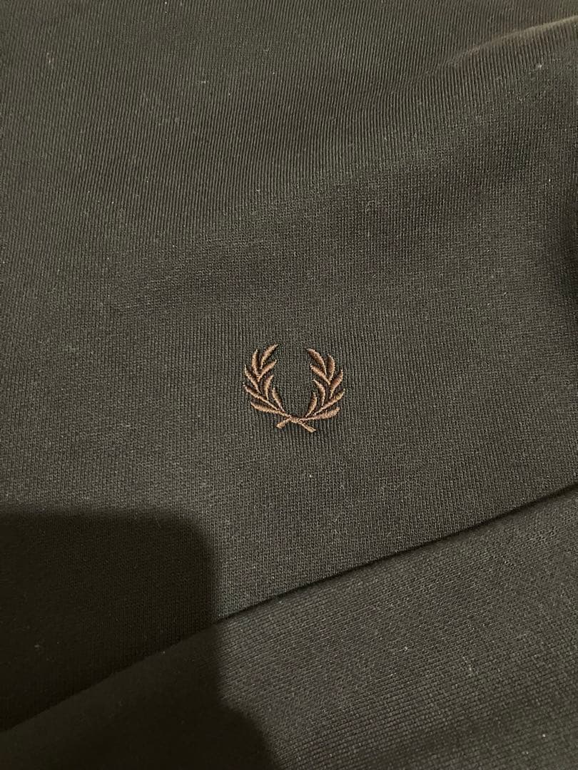 FRED PERRY ネイビー ハーフジップ トレーナー L