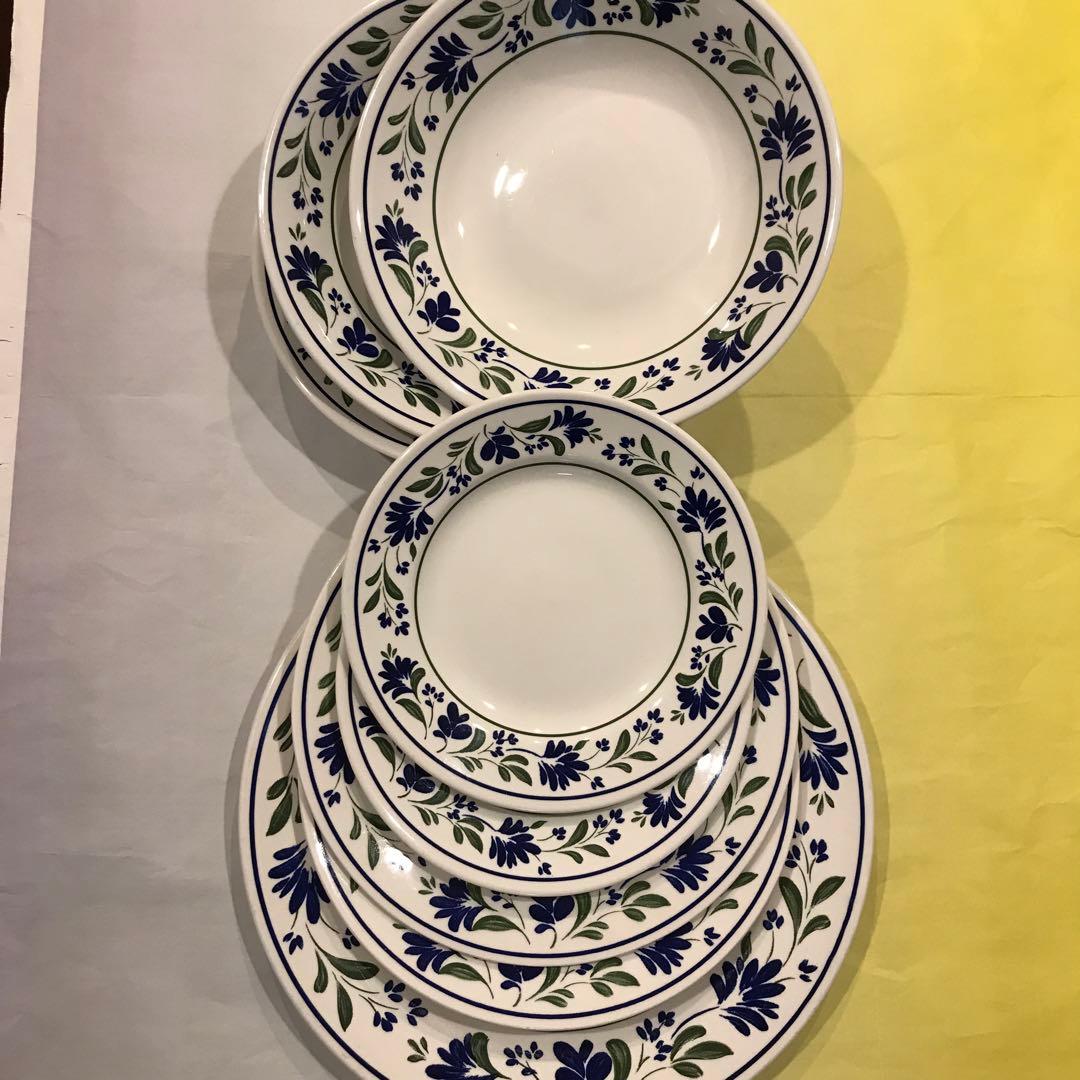 チャーチル社　ザルツブルクシリーズ　プレート8枚セット　英国　ビンテージ　廃盤