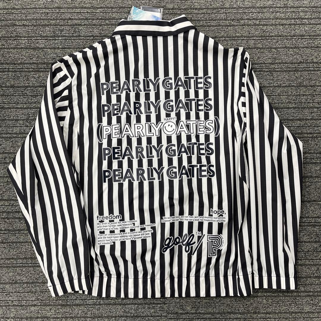 パーリーゲイツ  ブルゾン　ストライプ　シャツ風