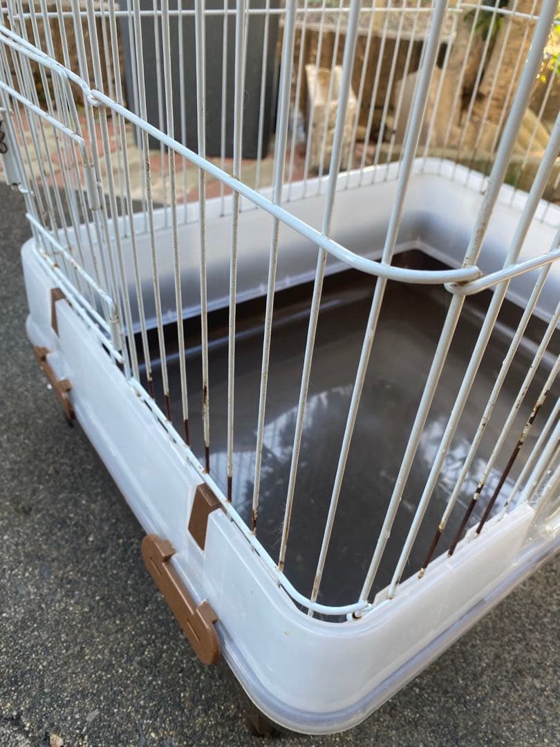 小動物用ケージドアとトレイ