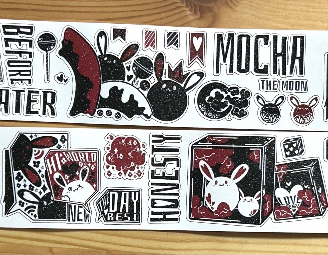 KKRABBIT シール式 海外マステ 切り売り