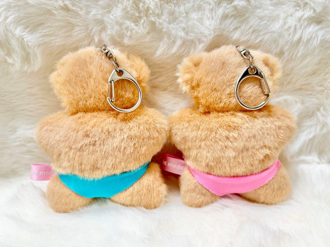 レア ファンシーアラモード マッチョくま ビーチチェア テディベア キーホルダー