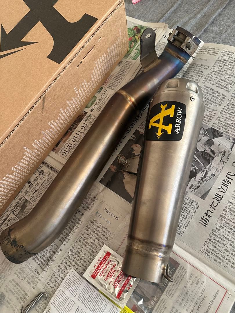 ARROW PRO-RACE ZX10R RS型　セミフルエキマフラー