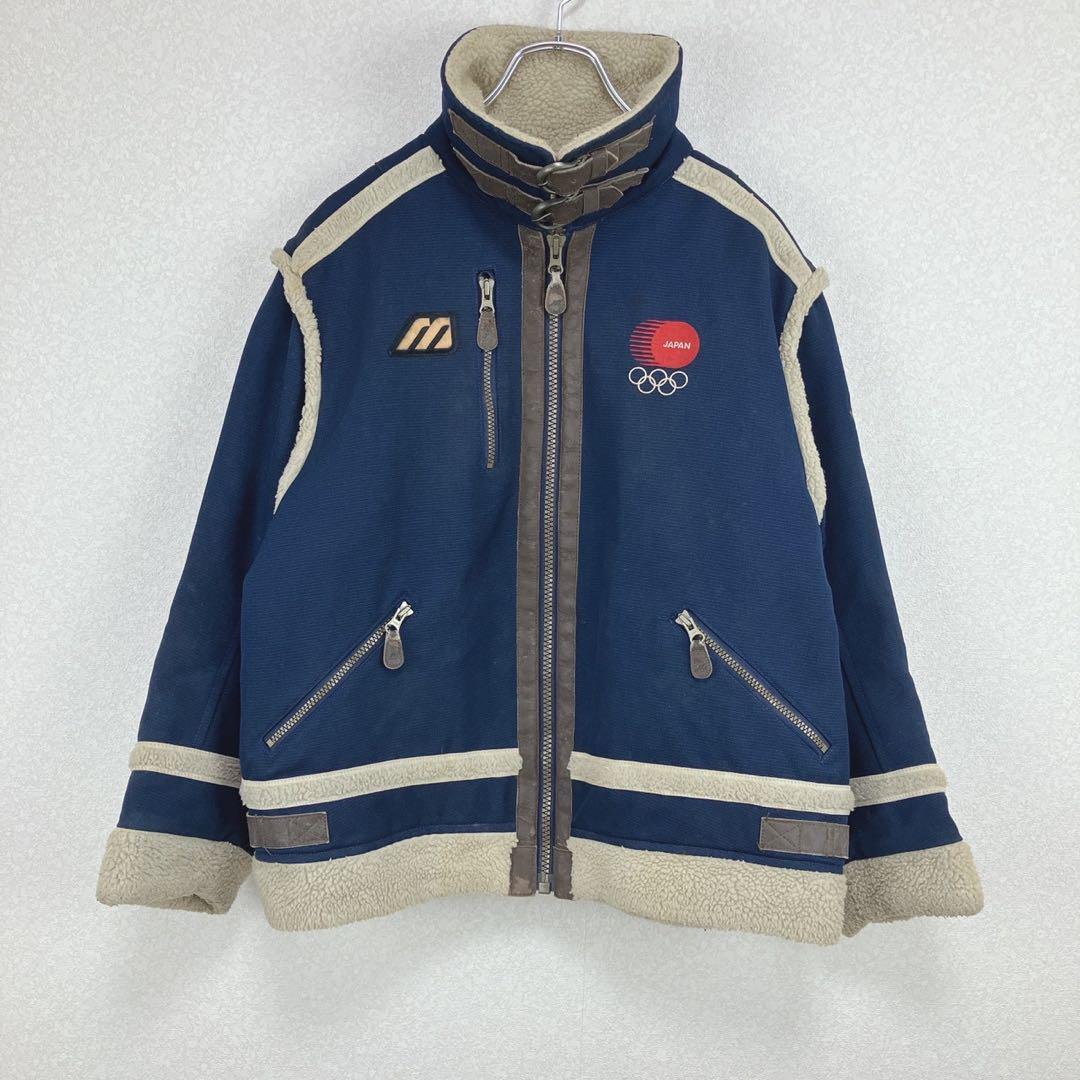 ◇【ミズノ】長野冬季オリンピック日本代表ボアジャケット 1998年 プリントロゴ