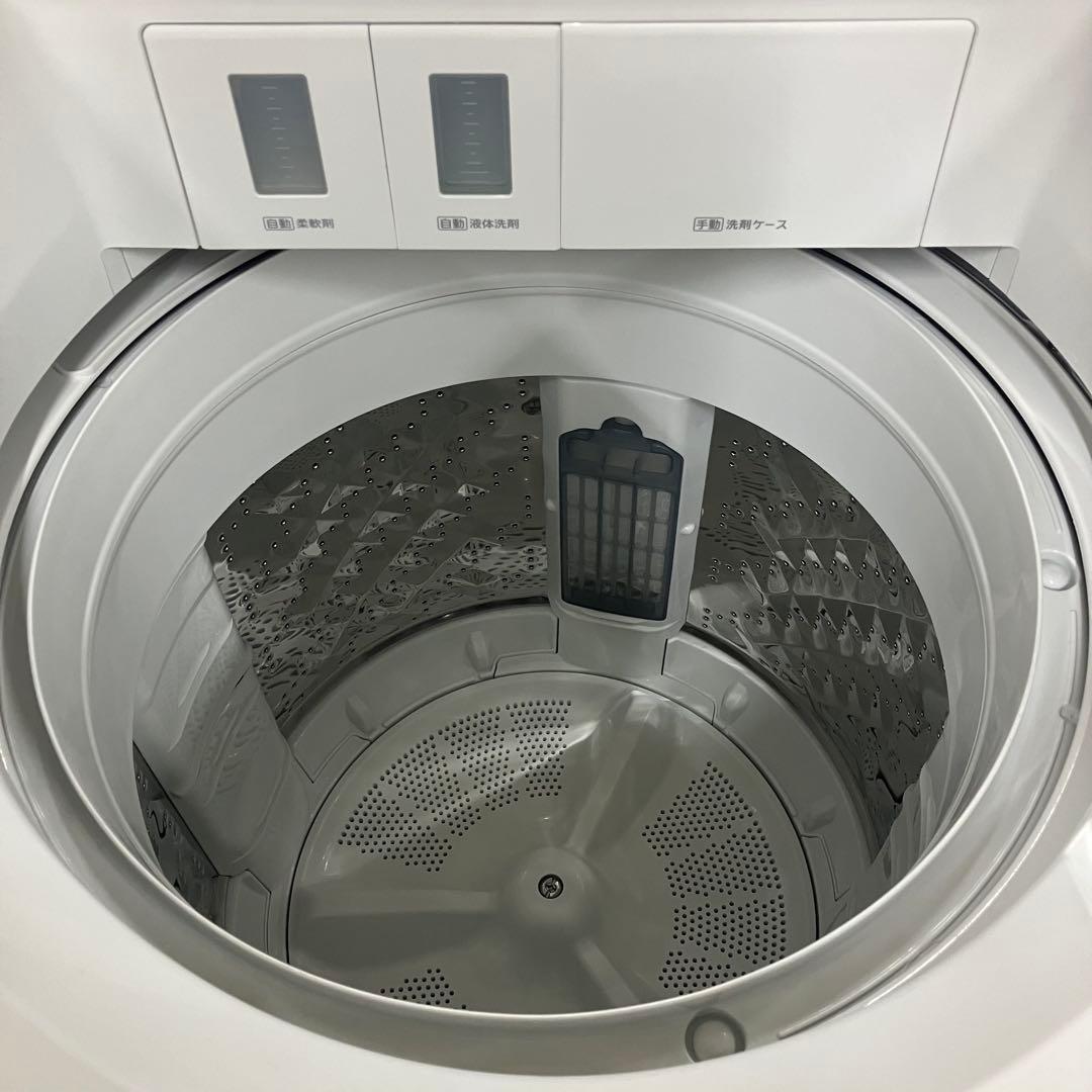 3345 Panasonic 縦型洗濯機 NA-FA10K3 本体 ホワイト 白