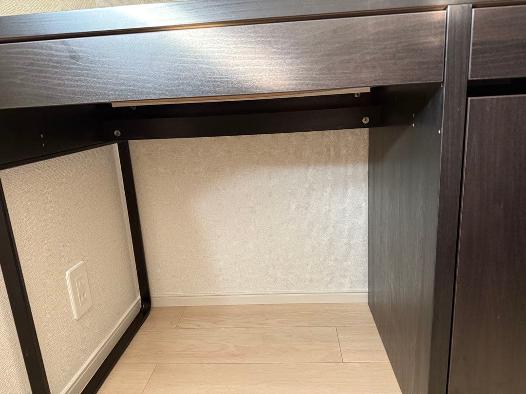 イケア デスク 机 MICKE ミッケ　ダークブラウン