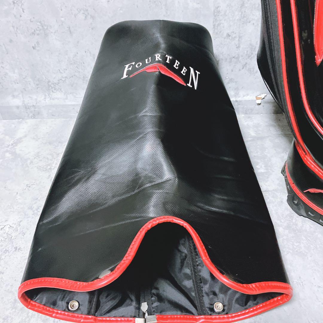 【希少】FOURTEEN キャディバッグ 3点式 ブラック 希少