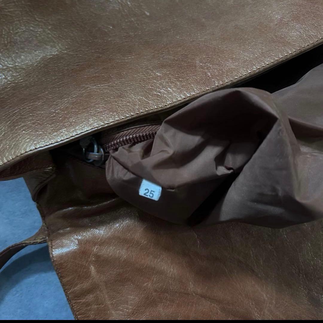 【超激レア❗️】archive miumiu レザー　ショルダーバッグ　ブラウン