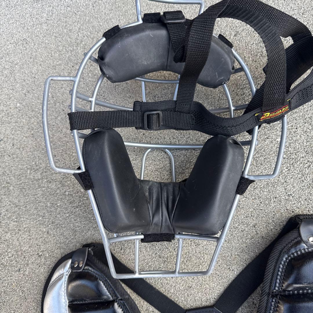 ベルガード（BELGARD） 野球 軟式用 キャッチャー防具 3点セット