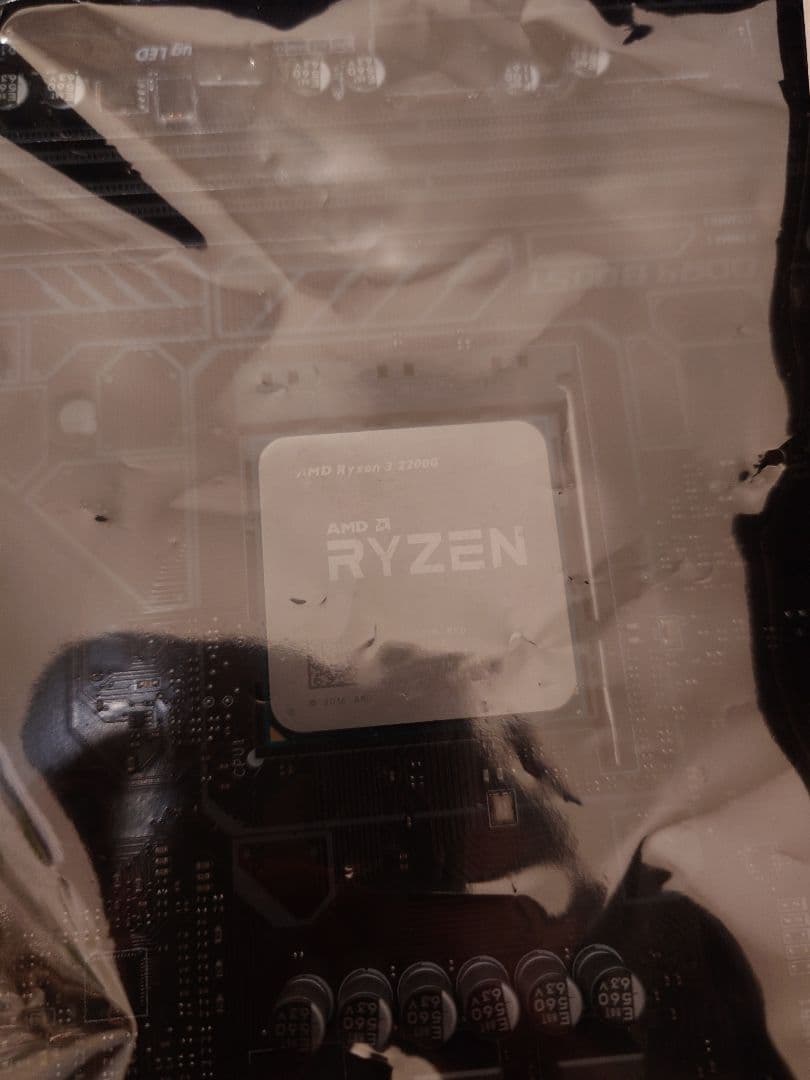 AMD A320マザボード+2200G CPU