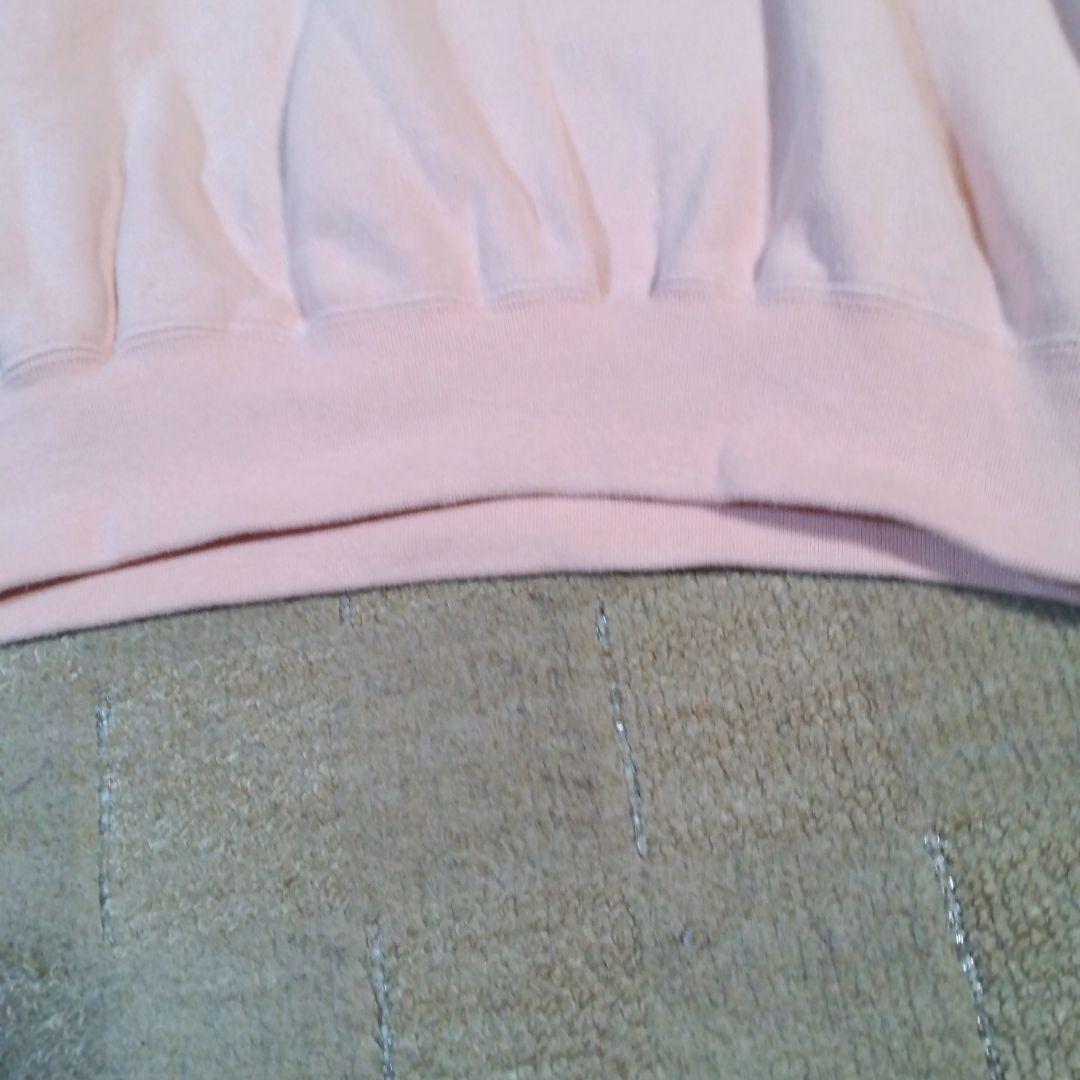 【ピンクハウス】レトロ　トレーナー 前後ワッペン　可愛いクマさん　Lサイズ