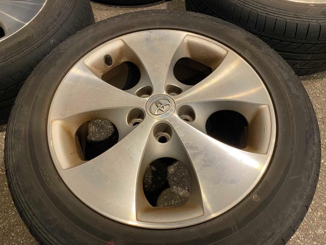 トヨタ　アルファード純正　225/55R17ホイール、タイヤセット
