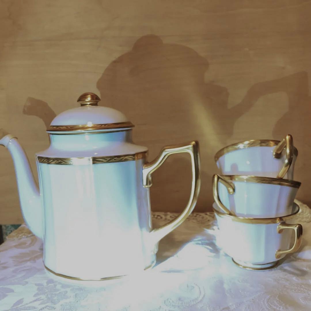 NORITAKE ダイヤモンド ノリタケポット金彩煙突 オルフェウス