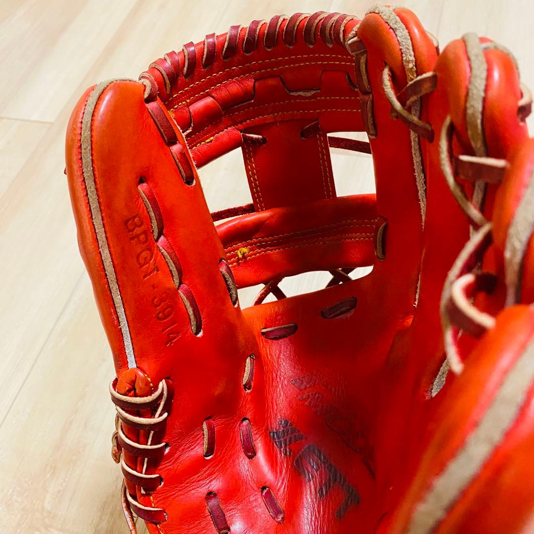 ★美品★ゼット ZETT 一般 硬式グローブ プロモデル 右投げ 内野手