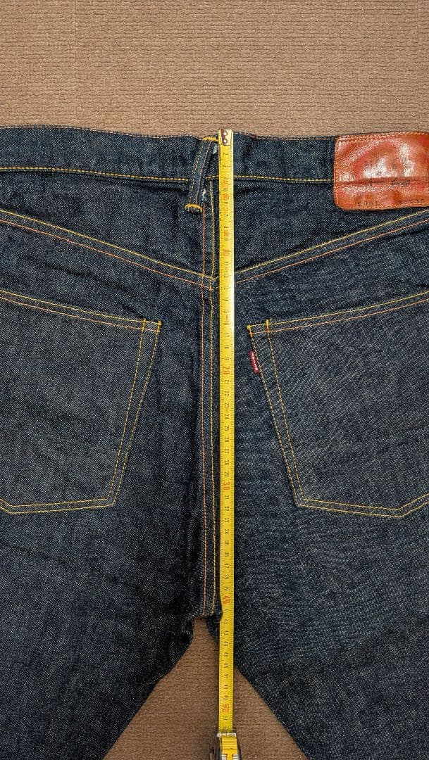 EVISU No.2 2001 33×35 虎耳 未使用 日本製 ワンウォッシュ