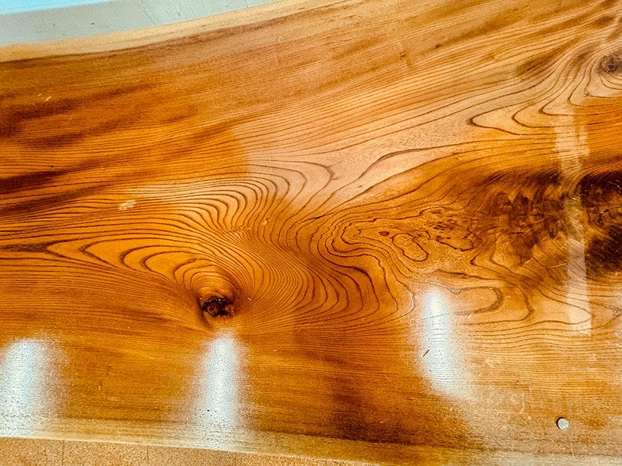 欅の一枚板ビッグサイズ ローテーブル