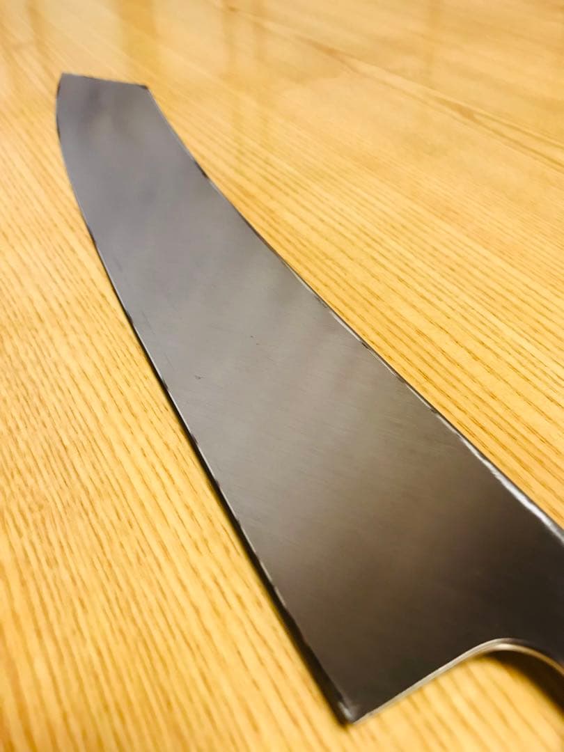 値下げ可★鏡面★反り有り★刃幅広仕様★切付柳刀包丁★尺一★新品未使用