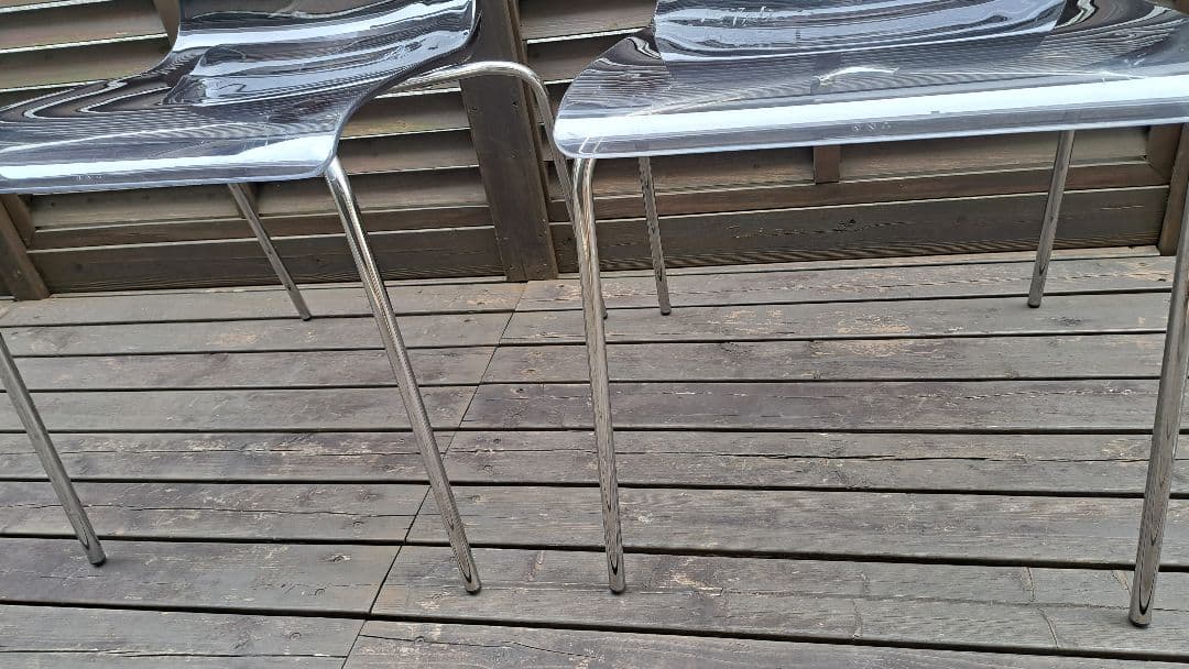 DOMITALIA　ドミタリア　スケルトンチェア　２脚セット