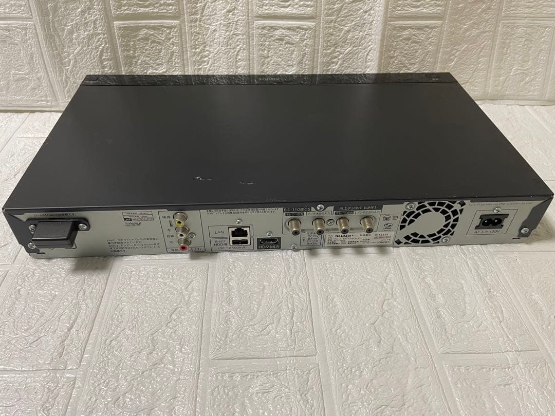 Sharp BD-T2800 ブルーレイレコーダー 動作品