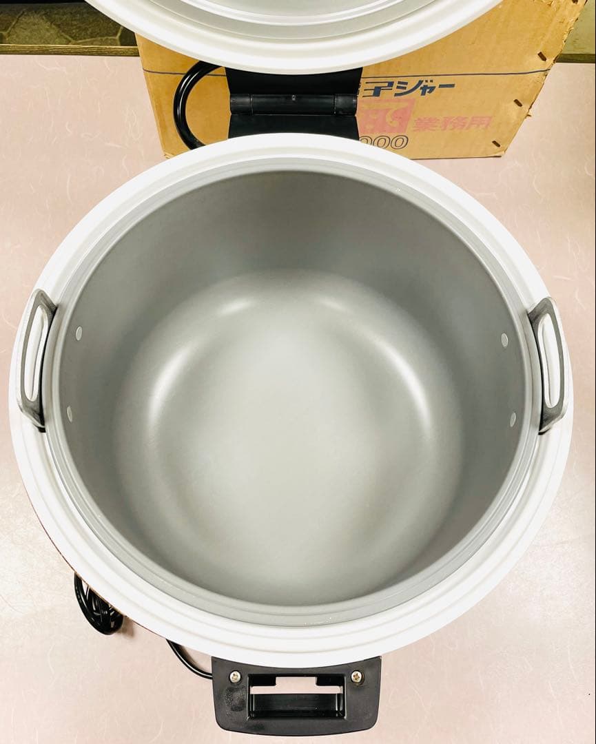 A924 美品❗️2.2升/4L保温ジャー電子ジャー業務用タイガー2升