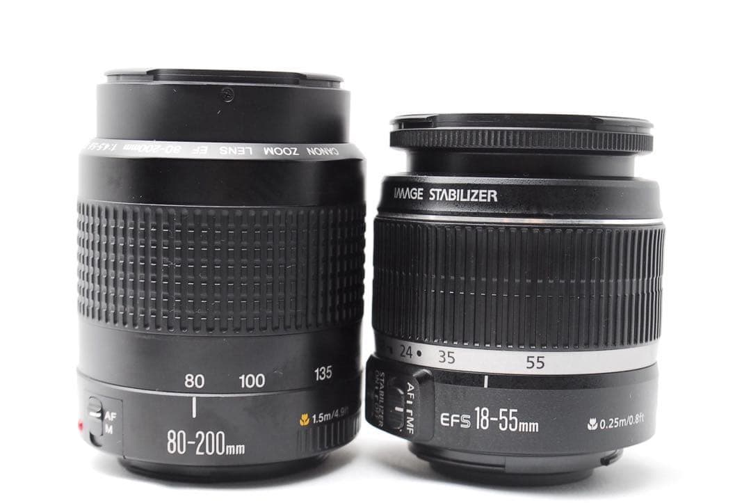 【世界最小一眼レフ】Canon Kiss X7 ダブルレンズセット ショット数少