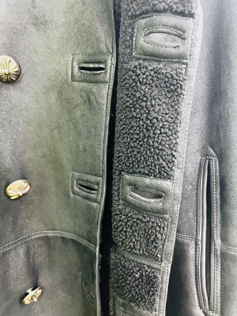 12/28まで限定セール‼️【Chrome Hearts】ムートンコート　ダブルス