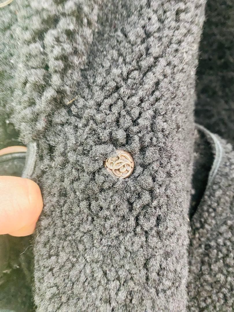 12/28まで限定セール‼️【Chrome Hearts】ムートンコート　ダブルス