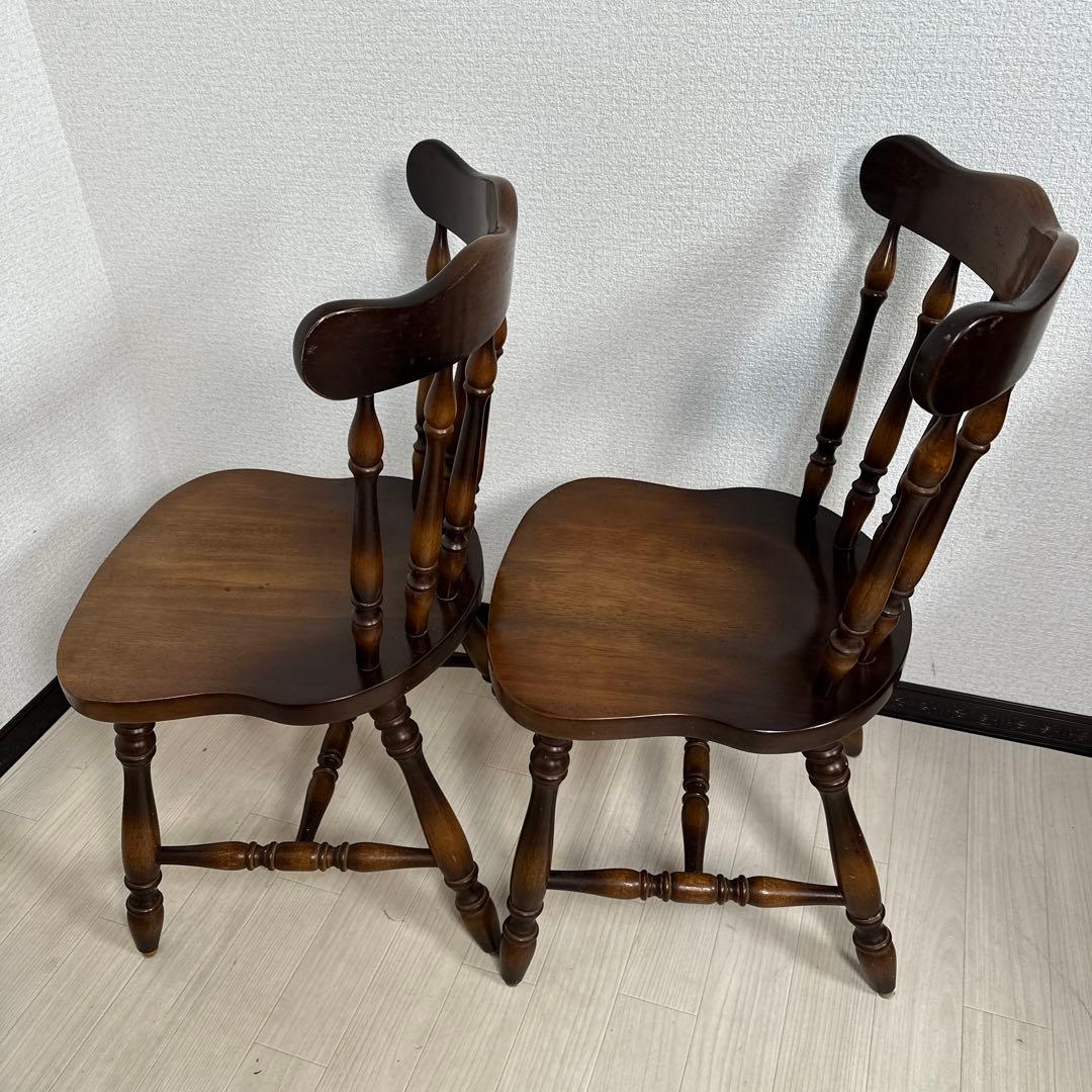 飛騨産業 キツツキマーク ダイニングチェア ウィンザーチェア 4脚セット i4※