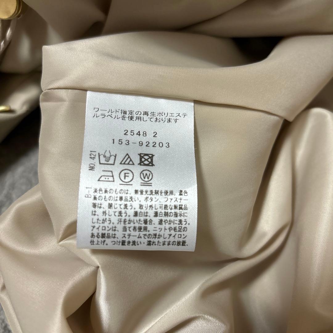 アンタイトルXSサイズ　きれいめ春コート　フード2wayモッズコート