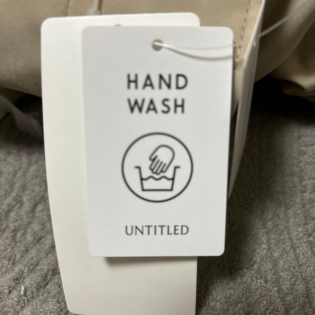 アンタイトルXSサイズ　きれいめ春コート　フード2wayモッズコート