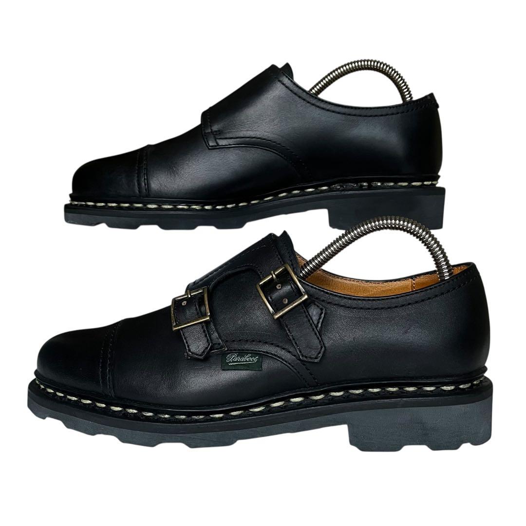 未使用級 パラブーツ UK3 VOGUE ダブルモンクストラップ 定価9.2万