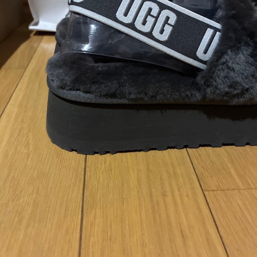 新品　アグ　UGG ムートンサンダル　グレー　サイズ7