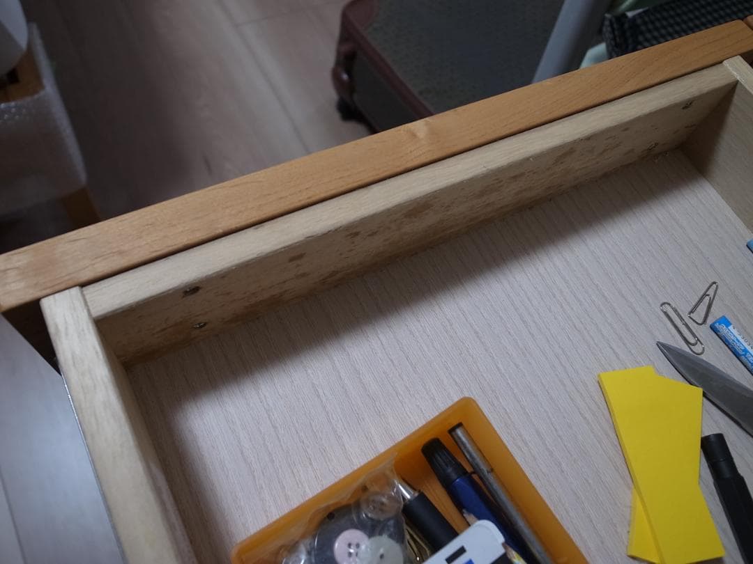 大人になっても使える学習机　堀田木工所　木目調　別出品で昇降式ワゴンあり