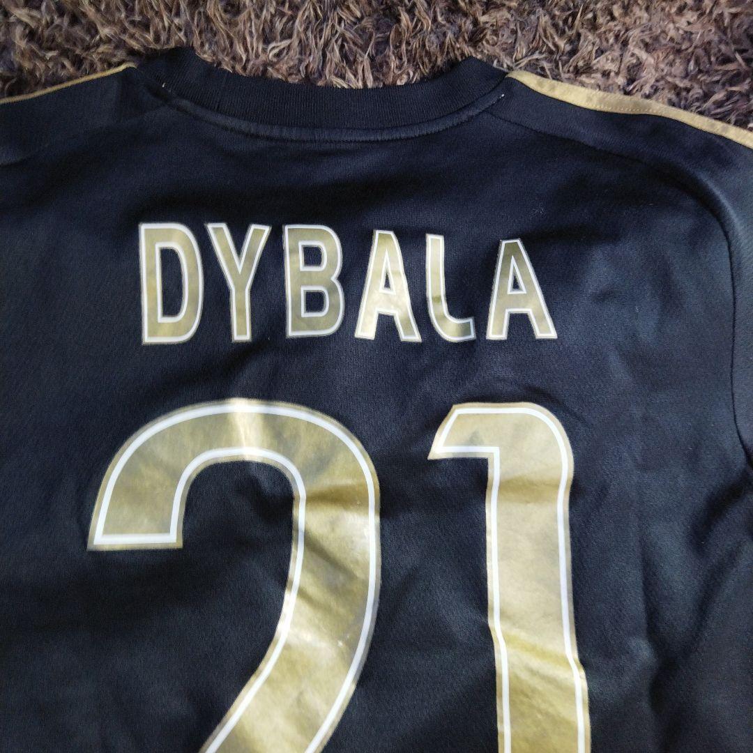 レアJuventus DYBALA 21 シャツ M 黒金2015-2016