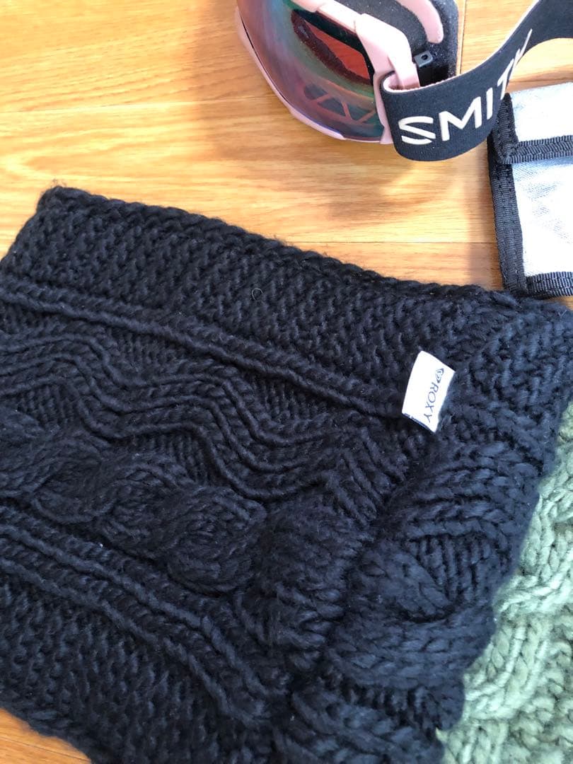 ROXY スノーボードウェアセット　smithゴーグル　インナーグローブ他