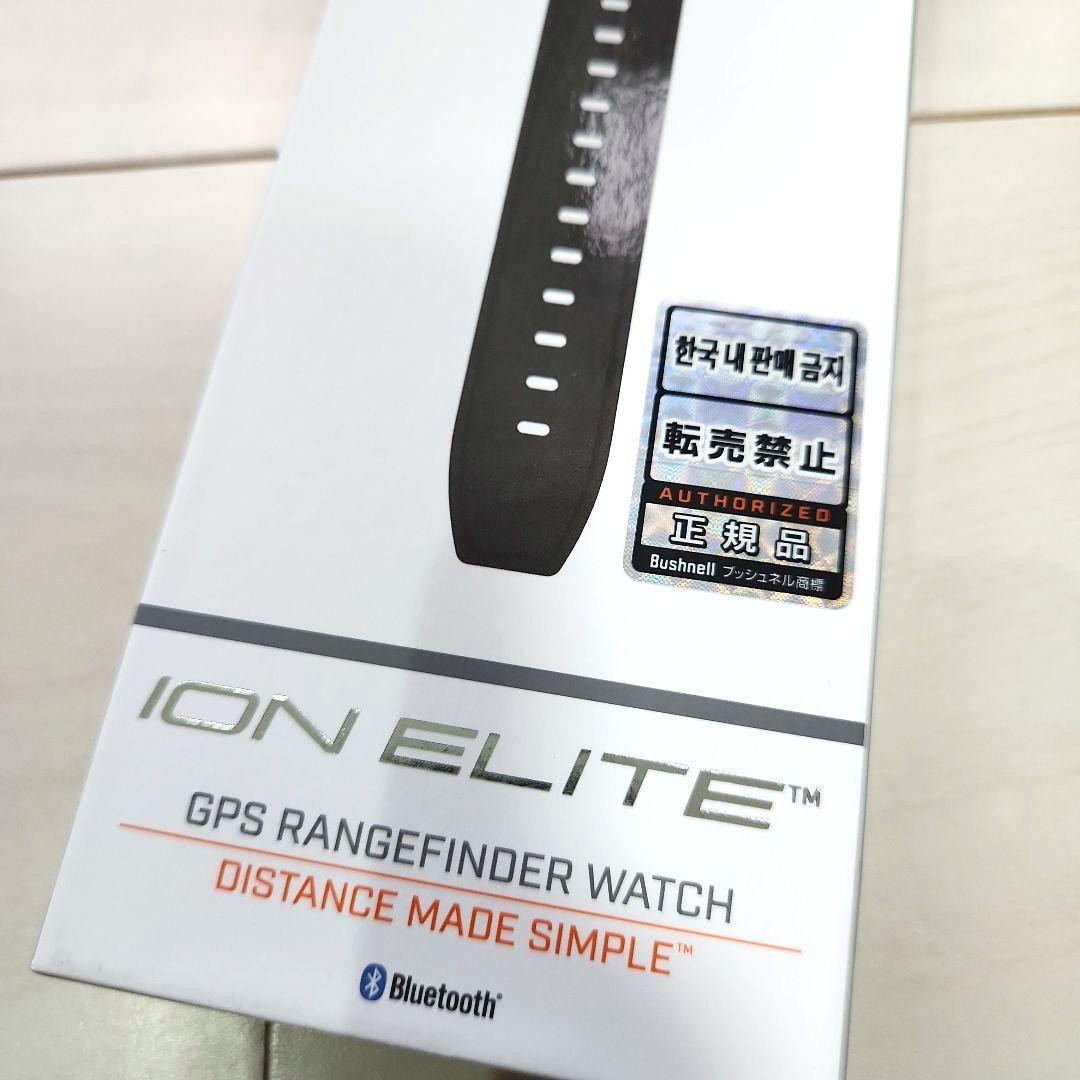 腕時計型距離測定器　ブッシュネルゴルフGPSリストウォッチ　イオンエリート　黒
