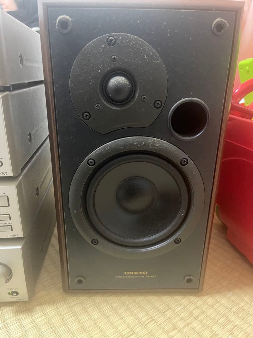 ONKYO 2ウェイスピーカーセット ブラウン