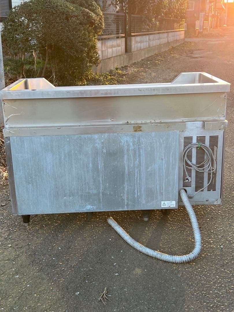 ホシザキ舟形シンク付台下冷蔵庫・RW-120SNC