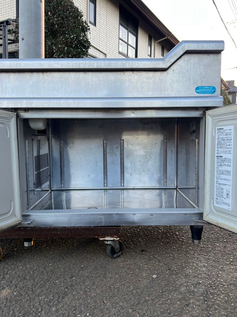 ホシザキ舟形シンク付台下冷蔵庫・RW-120SNC