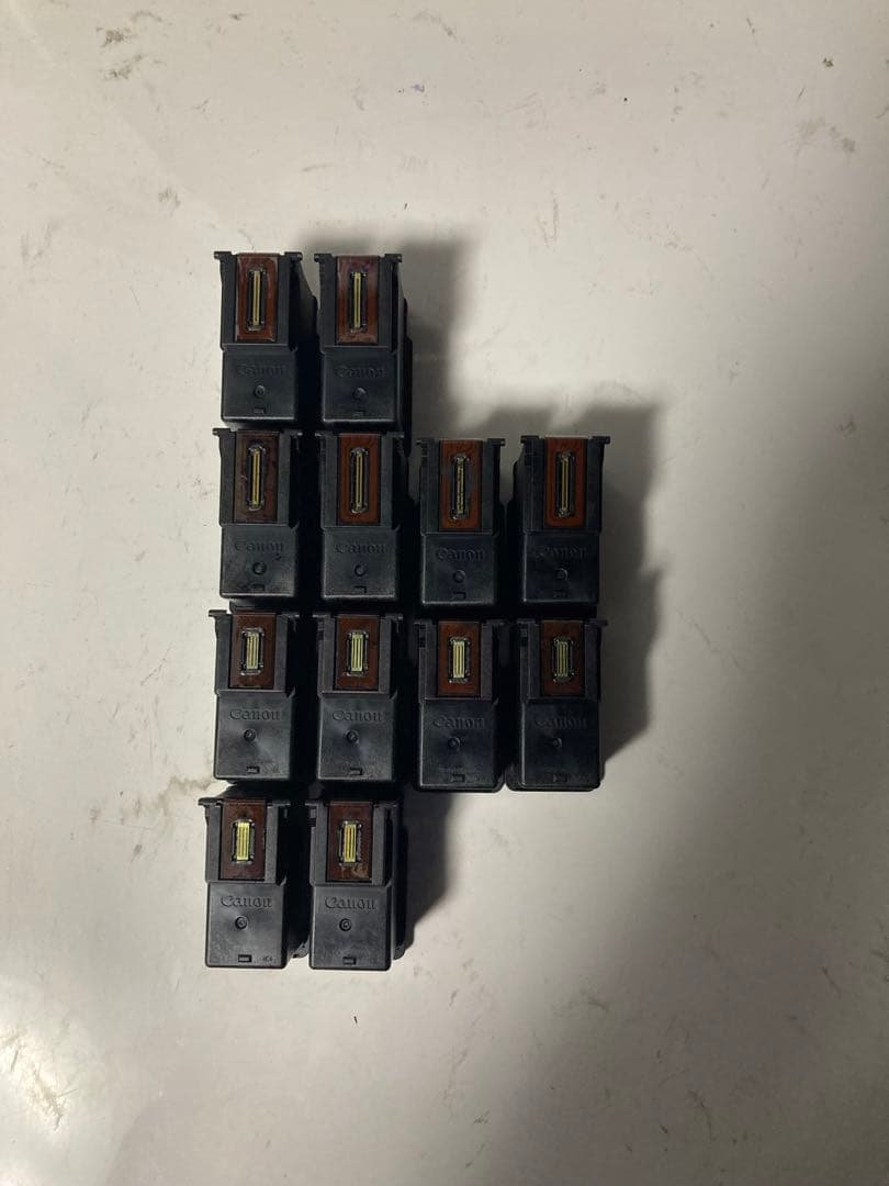 【使用済み】Canon プリンター 純正インクカートリッジ 74個セット