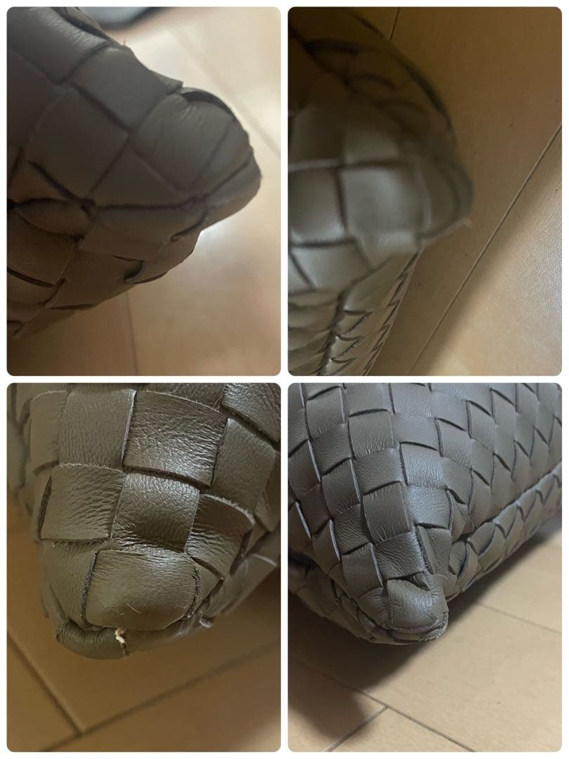 BOTTEGA VENETA イントレチャートクッション　レア　ブラウン系　美品